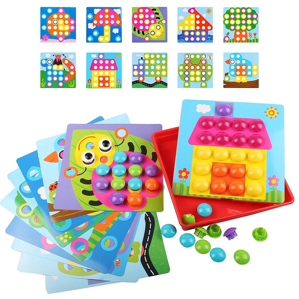 Color Matching Mosaic Pegboard