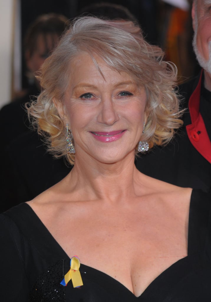 Helen Mirren 2010 The Worst Golden Globes Looks Popsugar Beauty