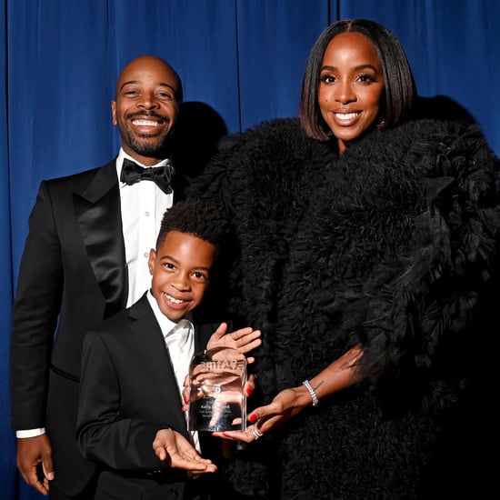 Kelly Rowland Attends amfAR Gala With Husband and Son Titan