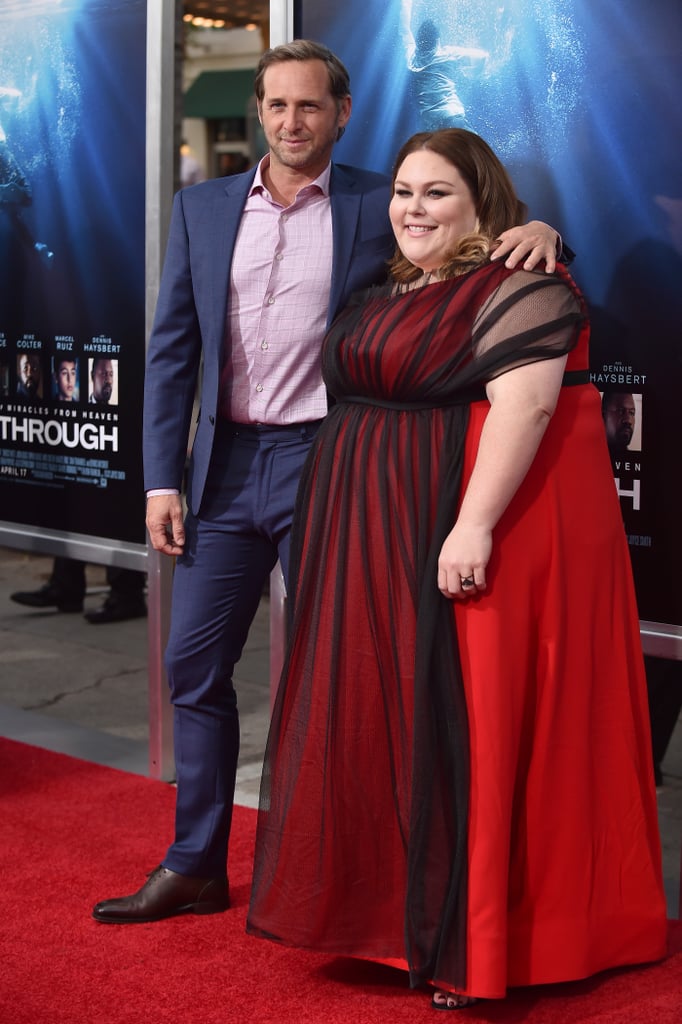 Chrissy Metz Red Dress Black Heels at Breakthrough Premiere