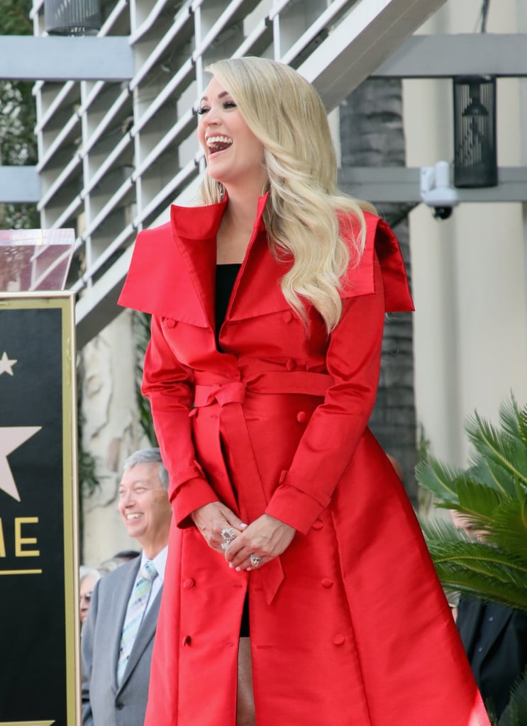 Carrie Underwood at Hollywood Walk of Fame Ceremony 2018