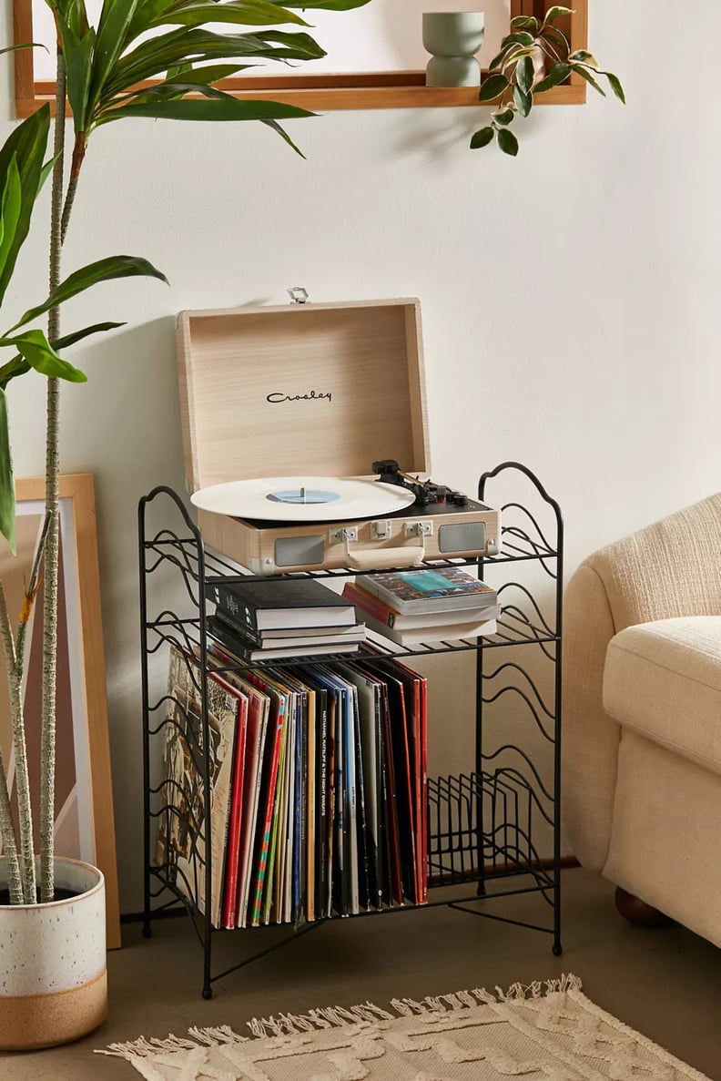 A Record Stand: Vinyl Record Storage Shelf