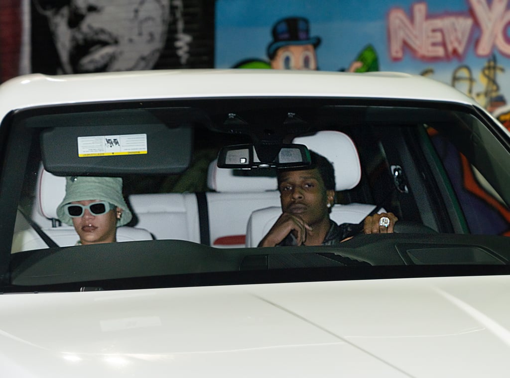 Rihanna's Green Prada Bucket Hat With A$AP Rocky on Date