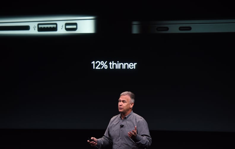 The new MacBook Pro is the thinnest and lightest one to date.