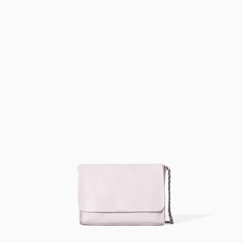 Zara Leather Messenger Bag