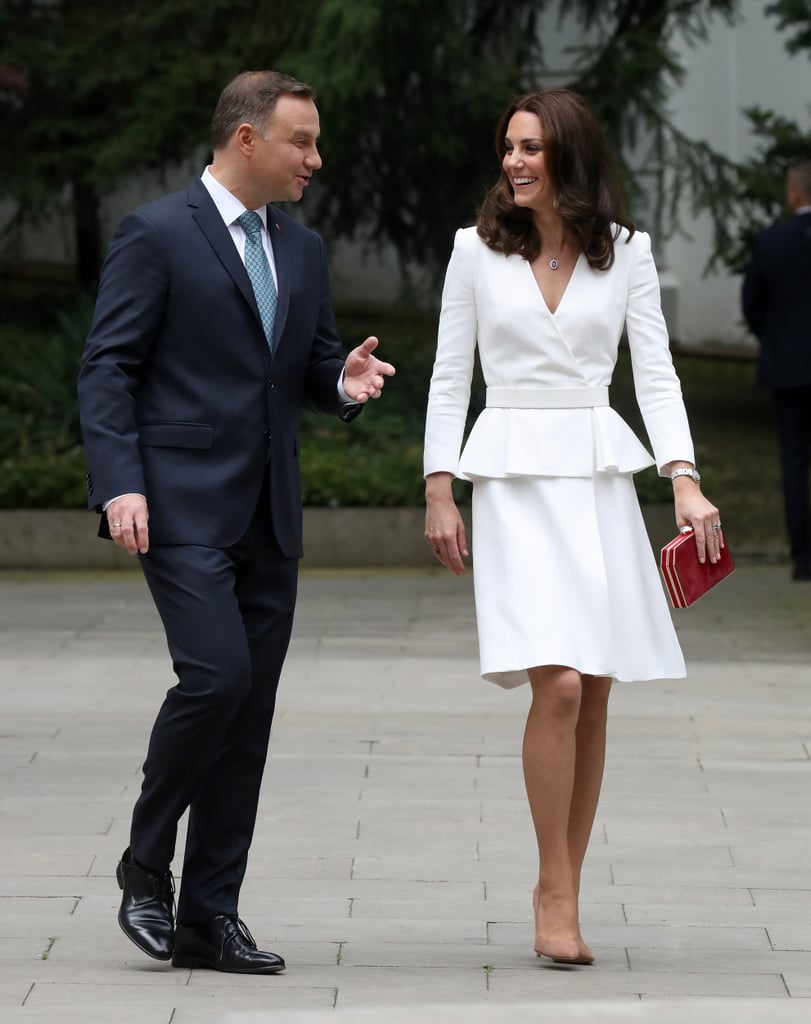 She Wore a White Alexander McQueen Coat