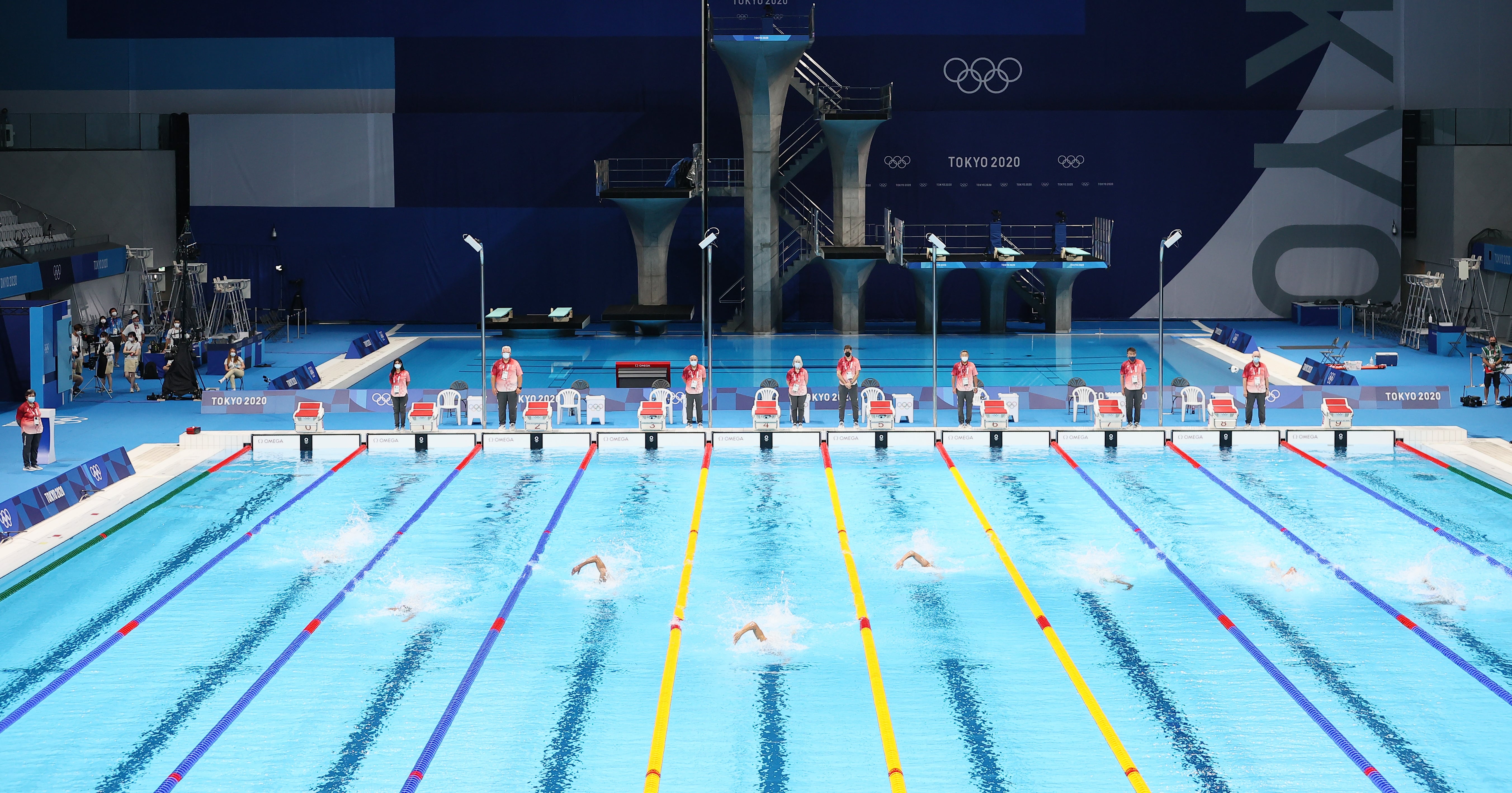 Why the Middle Lanes Are a Coveted Spot For Olympic Swimmers POPSUGAR