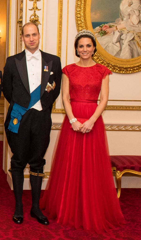 Kate Middleton's Red Jenny Packham Gown | December 2016