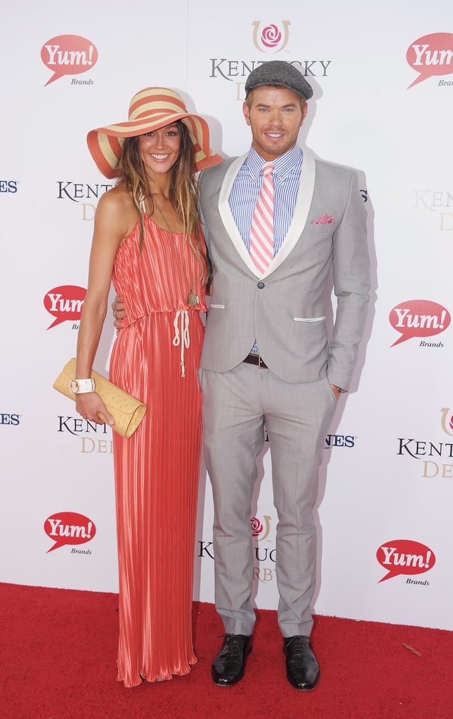 Kellan Lutz hit the red carpet with his then-girlfriend, Sharni Vinson, in 2012.