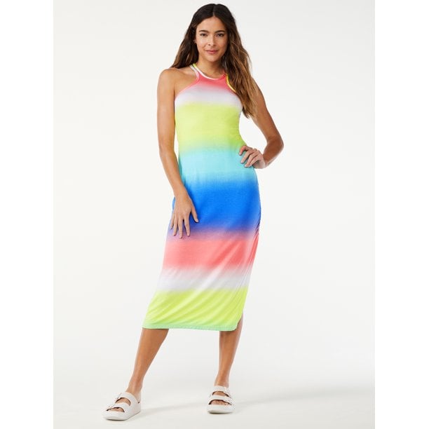 Bodycon Cover-Up Dress With Racerback