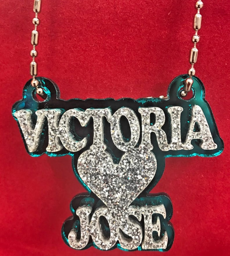 Mirror Mania Store Personalized Couple Name Necklace