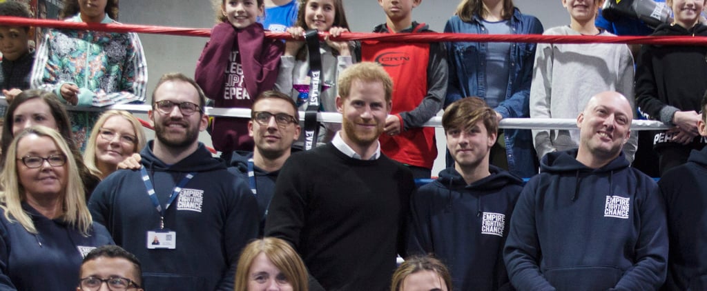 Prince Harry Comforts Boy Who Lost His Father in Bristol