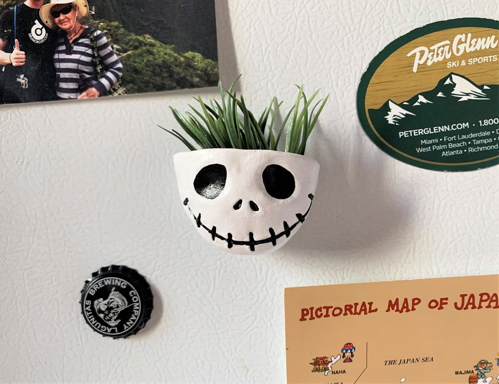 Magnetic Jack Skellington Planter Pot
