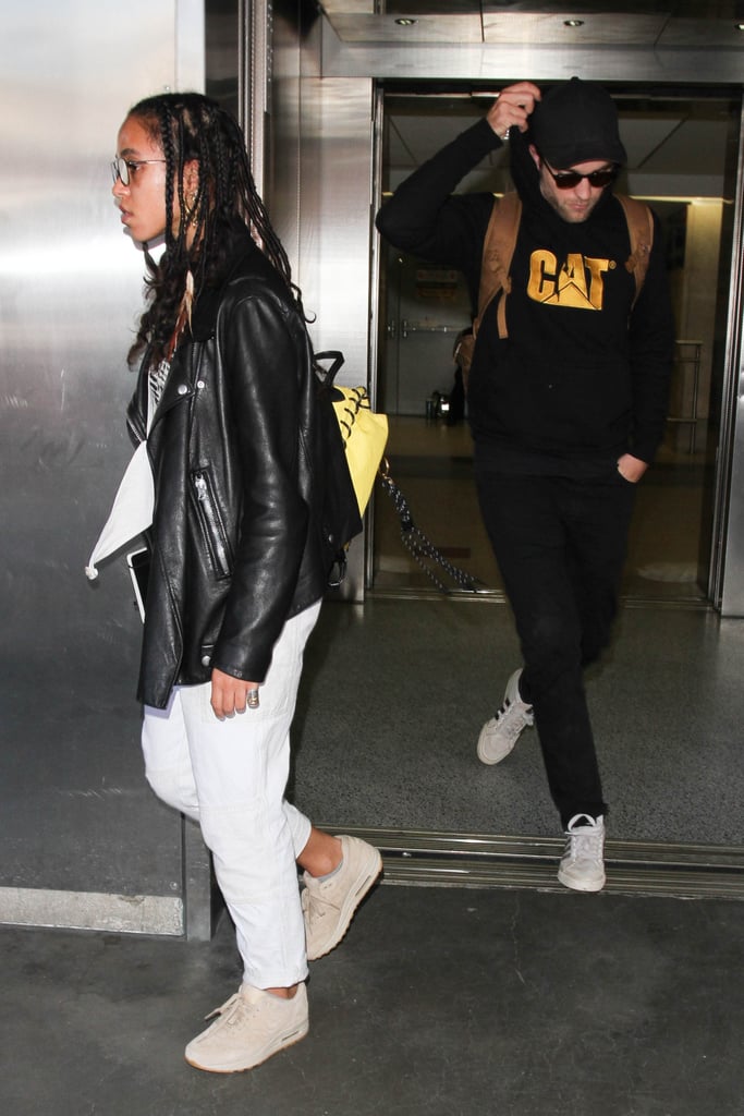 Robert Pattinson and FKA Twigs at LAX Airport September 2016