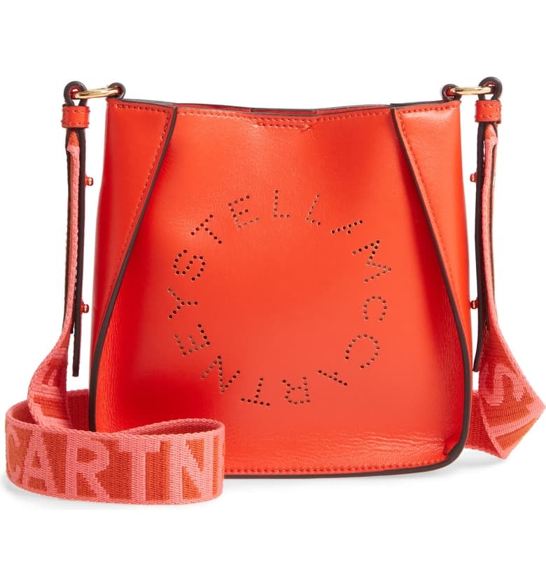 Stella McCartney Logo Alter Nappa Faux Leather Crossbody Bag