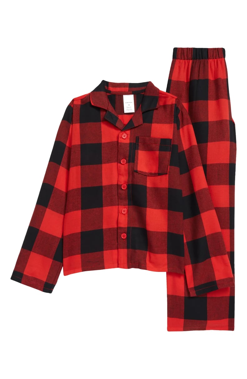 Plaid Pajamas For Kids: Nordstrom Kids' Flannel Two-Piece Family Pajamas