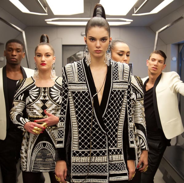 Balmain and H&M Fashion Show