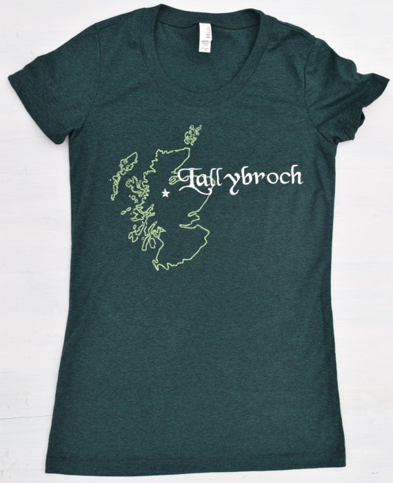 Embroidered Lallybroch t-shirt
