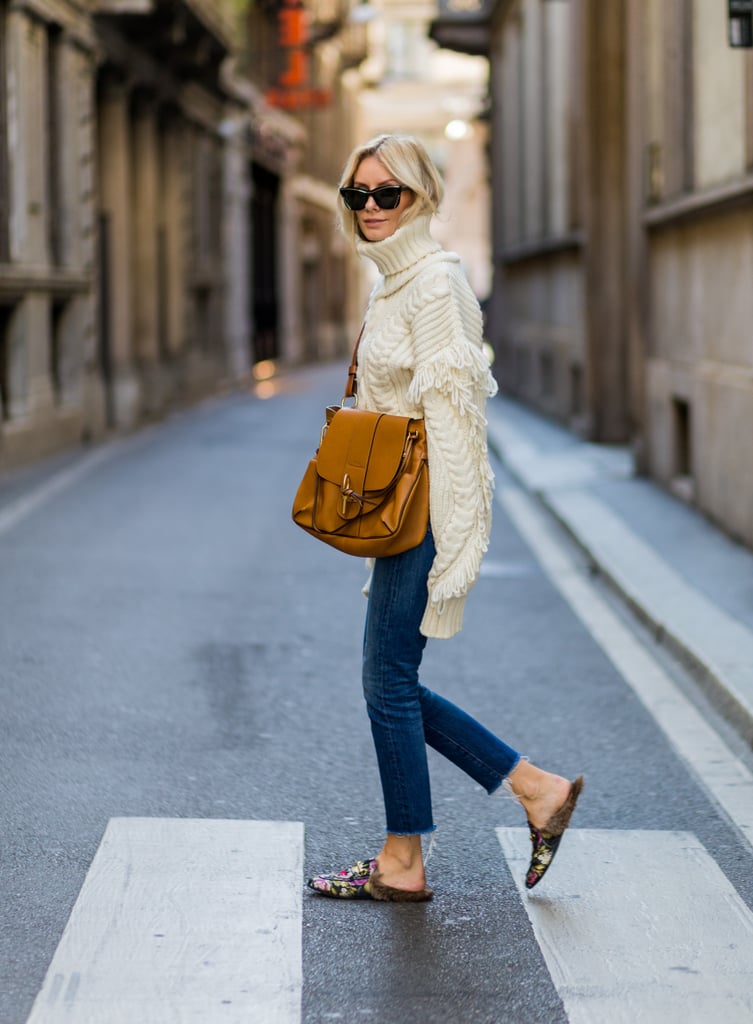 How To Wear Flats In Winter Popsugar Fashion