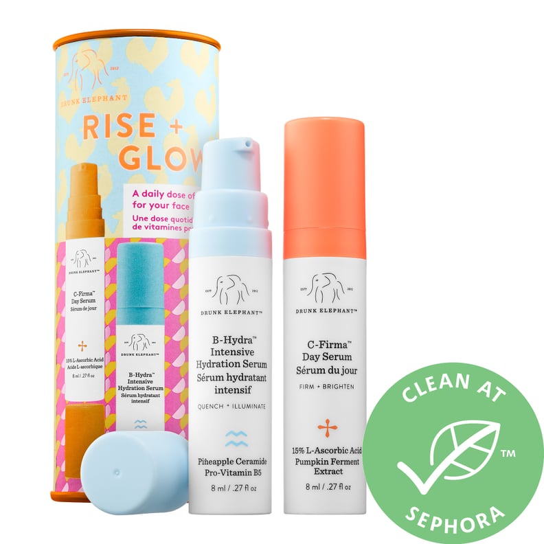 Drunk Elephant Rise + Glow Brightening Duo Set