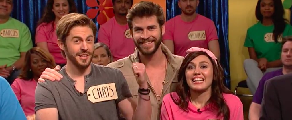 Miley Cyrus and Liam Hemsworth The Price is Right SNL Skit