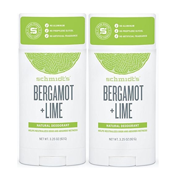 Schmidt's Bergamot + Lime Natural Deodourant