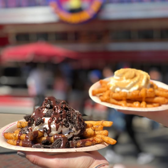 Pumpkin Spice Funnel Cake Fries at Disneyland