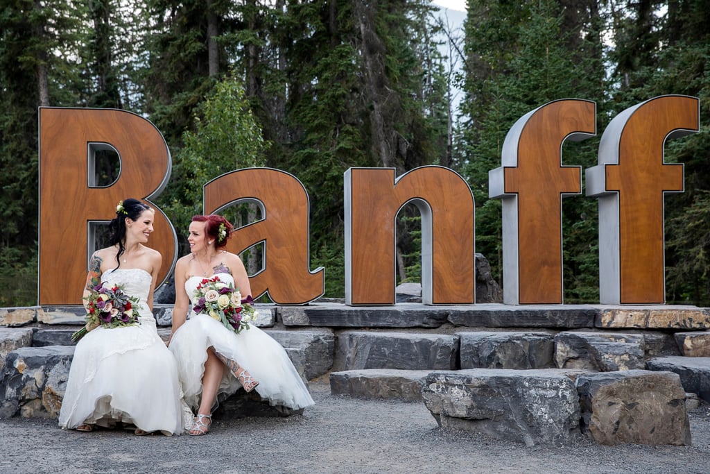 Lakeside Banff Wedding