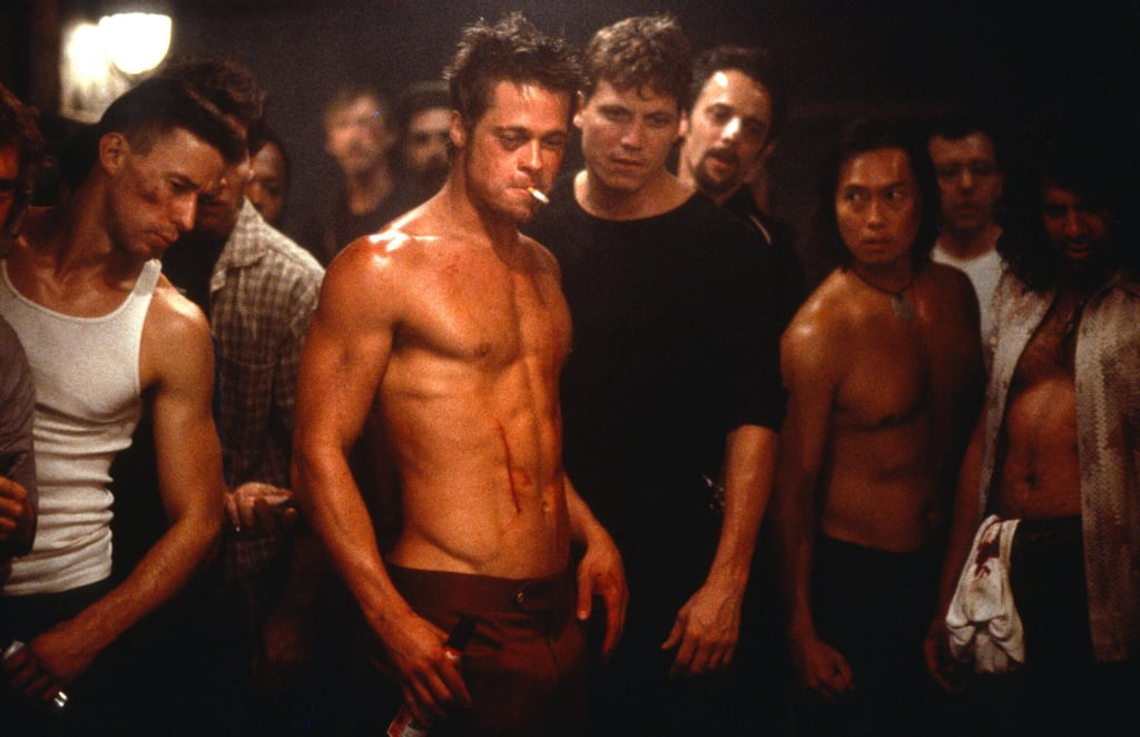 You can't not get excited at the sight of Brad in 1999's Fight Club.