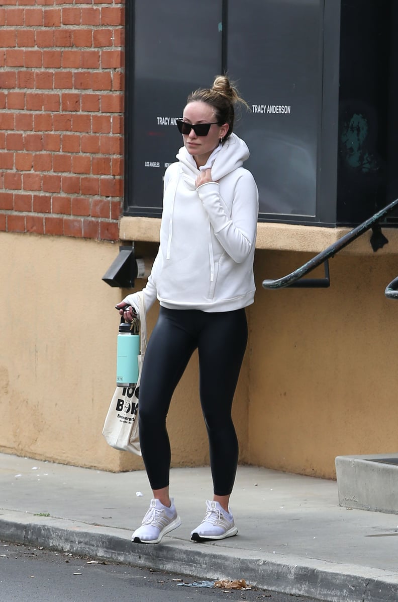Olivia Wilde and Her Yeti Water Bottle on May 11