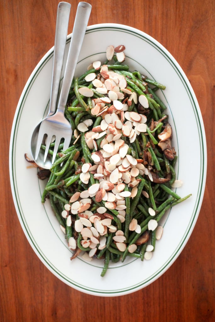 Blistered Green Beans With Mushrooms and Caramelized Onions