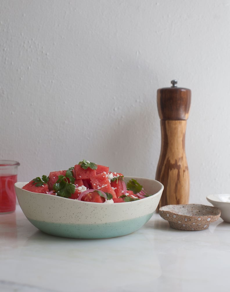 Watermelon Salad With Queso Fresco and Pickled Onions