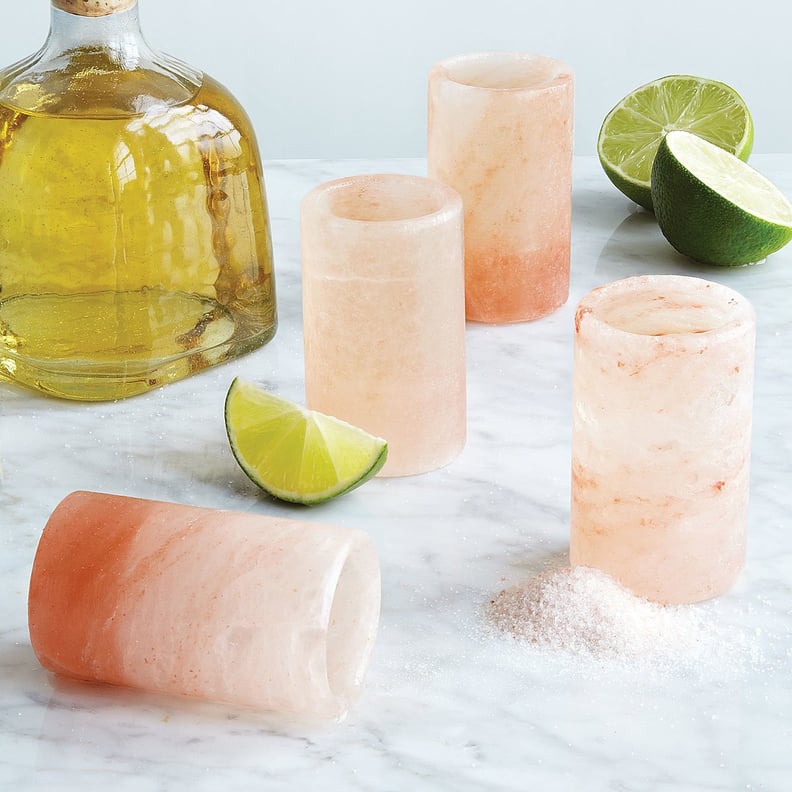 For Flavorful Shots: Himalayan Salt Tequila Glasses