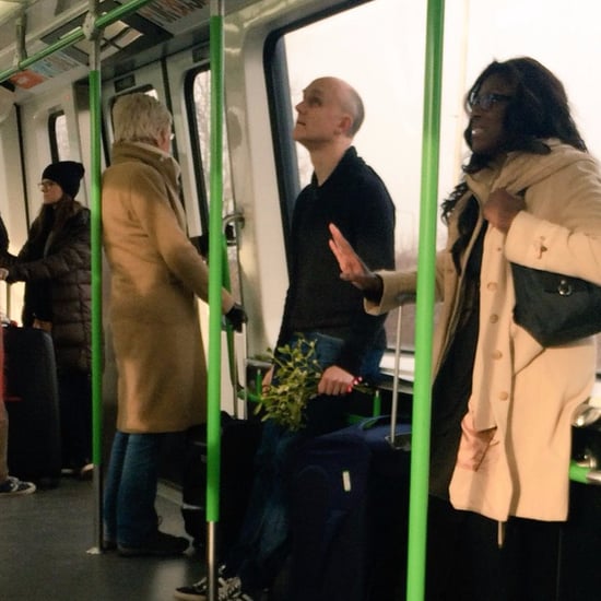 Mistletoe Man Rushing to the Airport Tweet