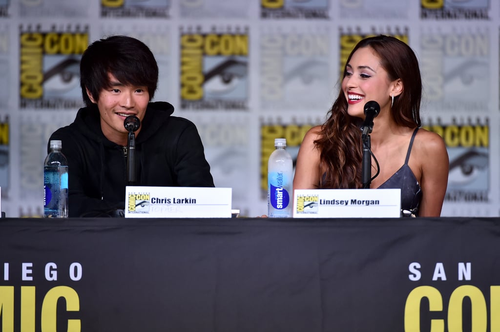 Pictured: Christopher Larkin and Lindsey Morgan.