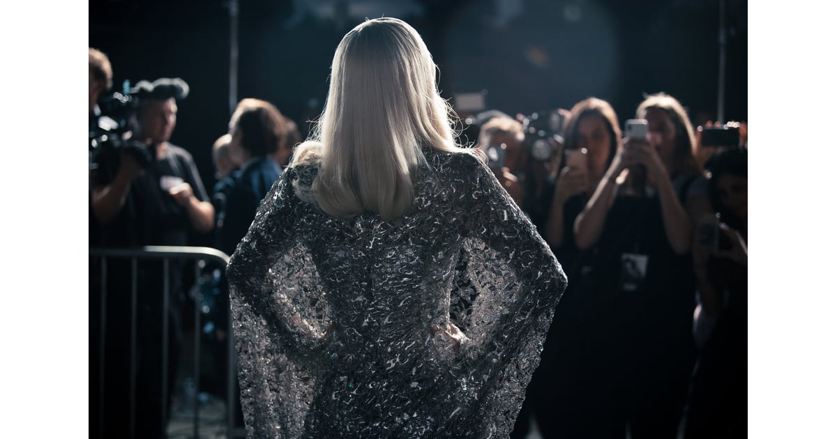 Lady Gaga S Silver Dress A Star Is Born Premiere Sept 2018 Popsugar Fashion Uk Photo 16