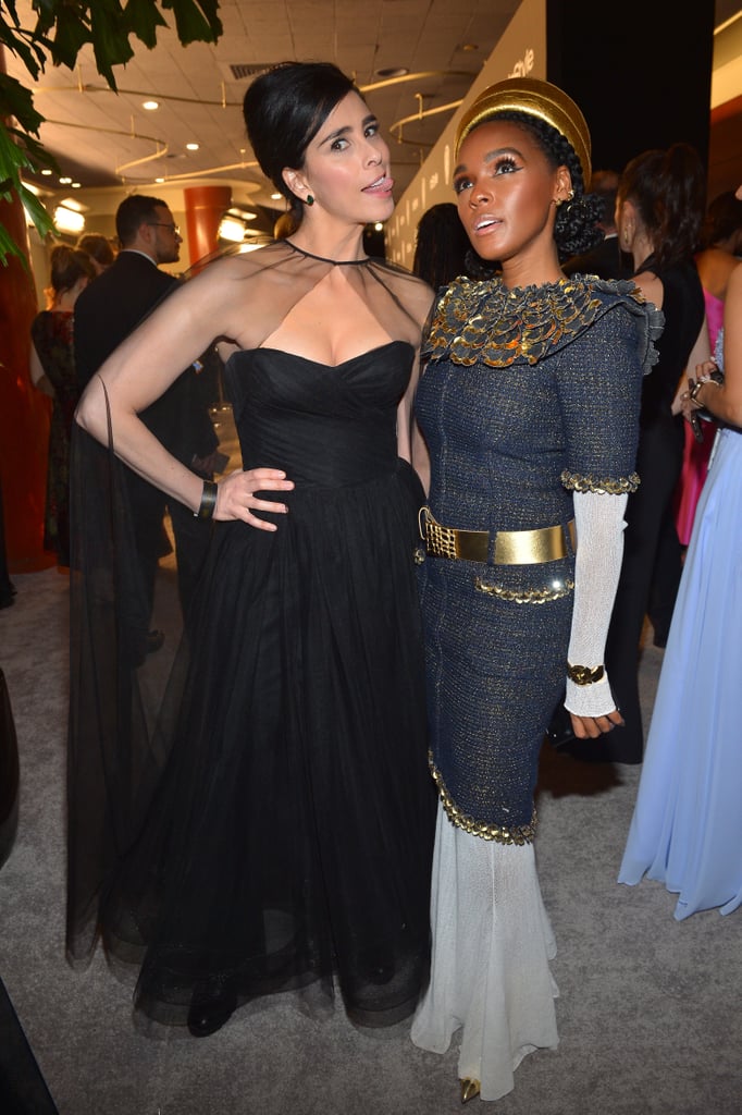 Pictured: Sarah Silverman and Janelle Monáe