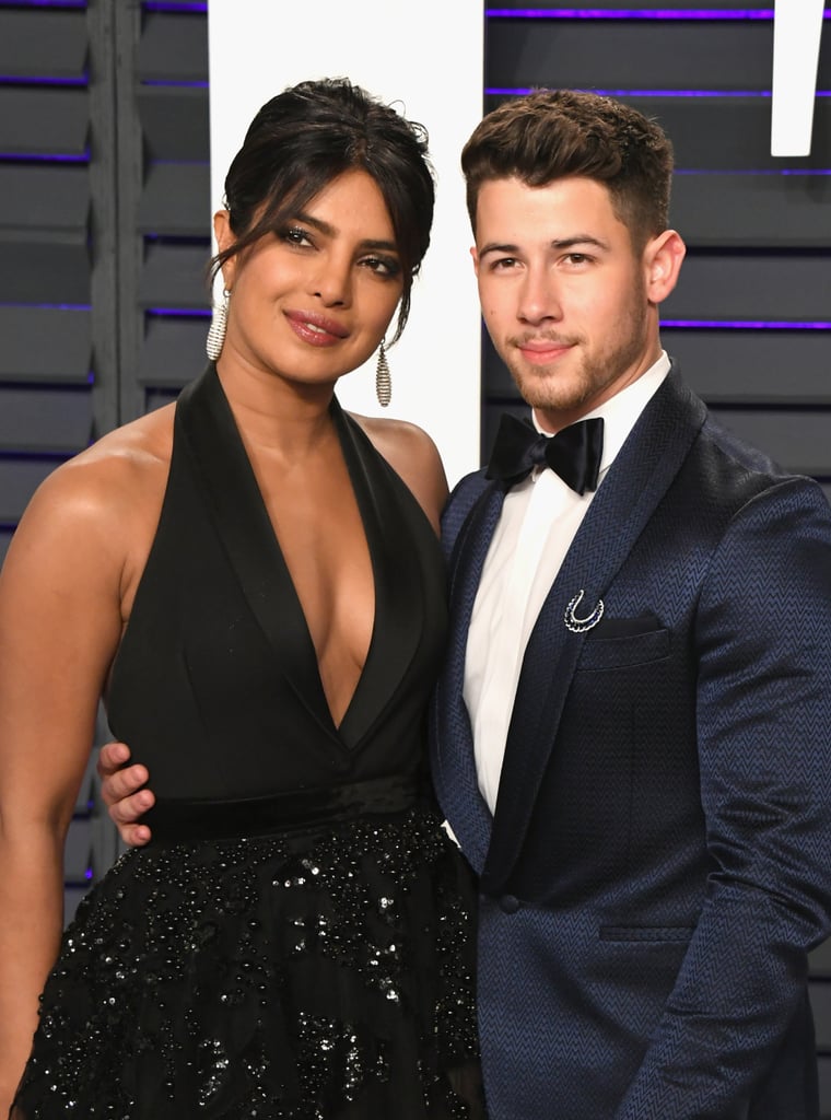 Nick Jonas Priyanka Chopra at Vanity Fair Oscars Party 2019