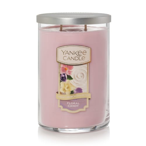 „Blush Bouquet“ Sunday Brunch Kollektion der Yankee Candle Kerze im großen Jar