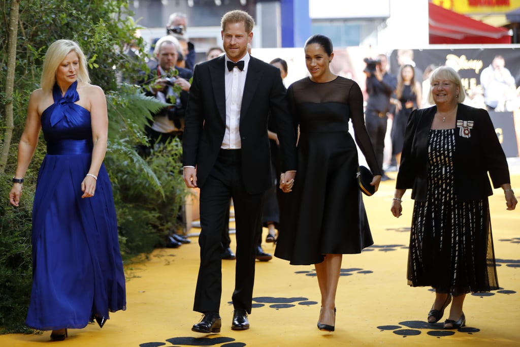 Pictured: Prince Harry and Meghan Markle at The Lion King premiere in London.