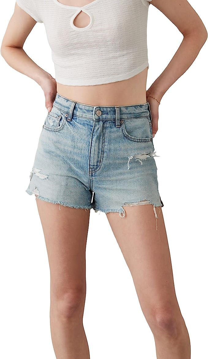 Denim mom 2024 shorts uk