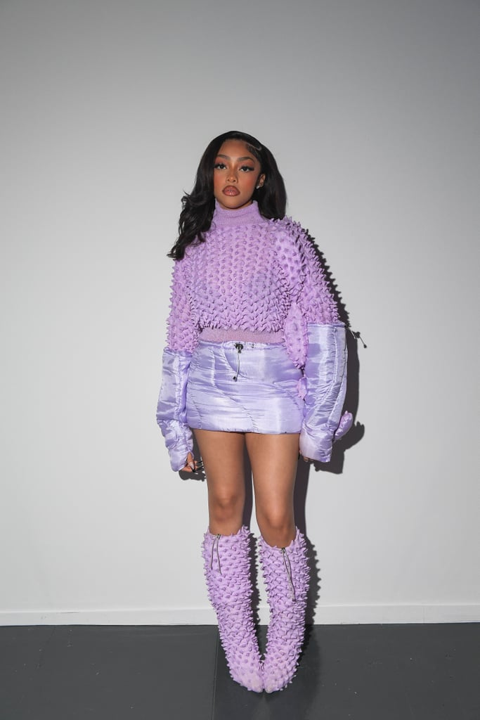 Jordyn Woods Twins With Her Mom and Sister at Fashion Week