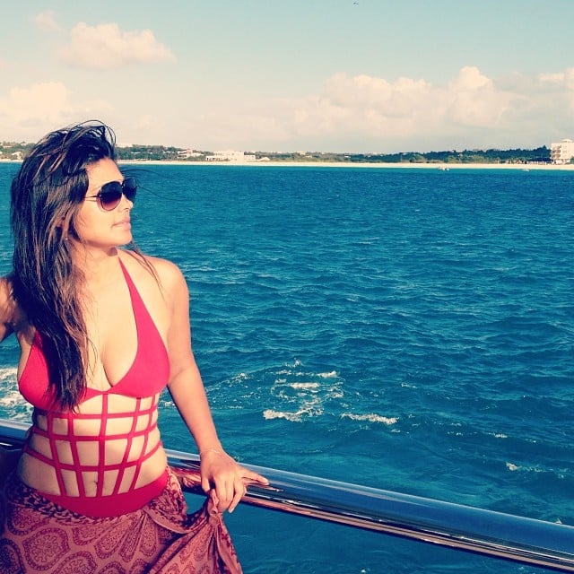 Designer Rachel Roy shared a gorgeous vacation photo — check out that sexy swimsuit!
Source: Instagram user rachel_roy