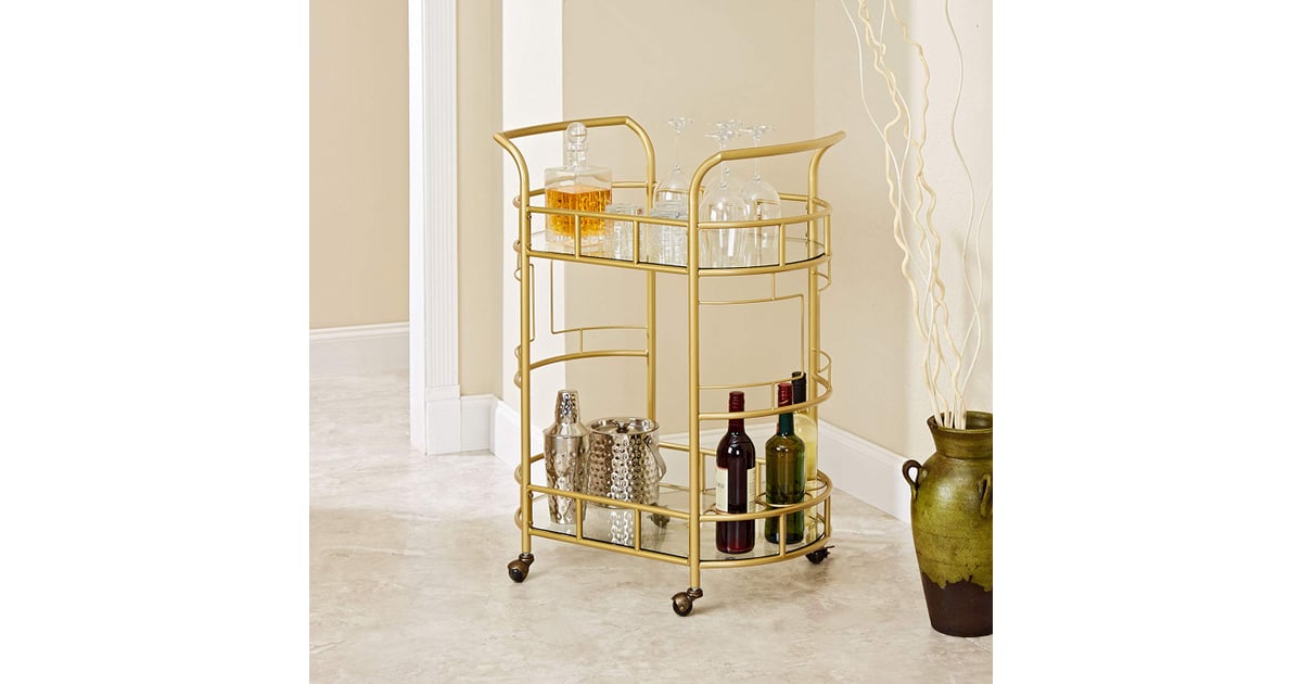 Silverwood Sinclair 2Tier Serving Cart The Best Bar Carts on Amazon