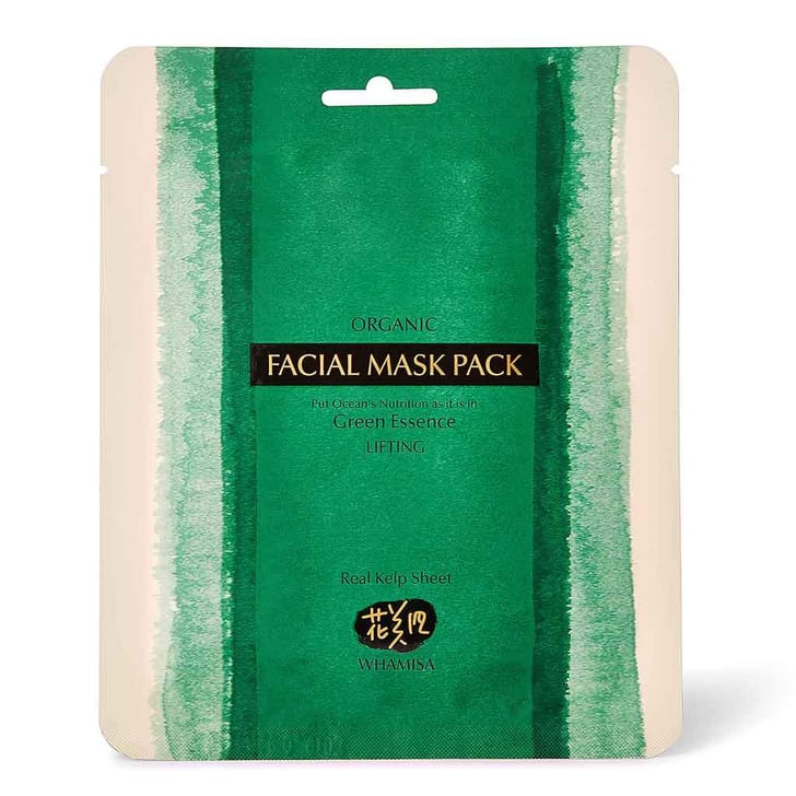 Whamisa Organic Sea Kelp Facial Sheet Mask Glow Recipe KBeauty Sale 2019 POPSUGAR Beauty