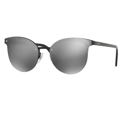 Cat-Eye Mirrored Sunglasses