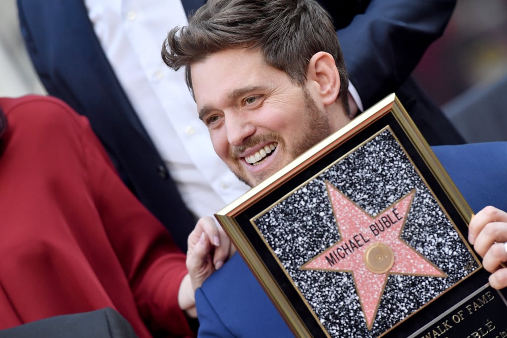 Michael Bublé at Hollywood Walk of Fame Ceremony 2018