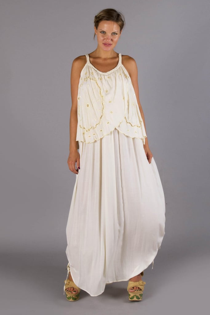This Fillyboo Daffodil Cut-Work Nursing Maxi Dress ($165) gets bonus points for outlasting maternity wear — it doubles as a nursing dress, too.