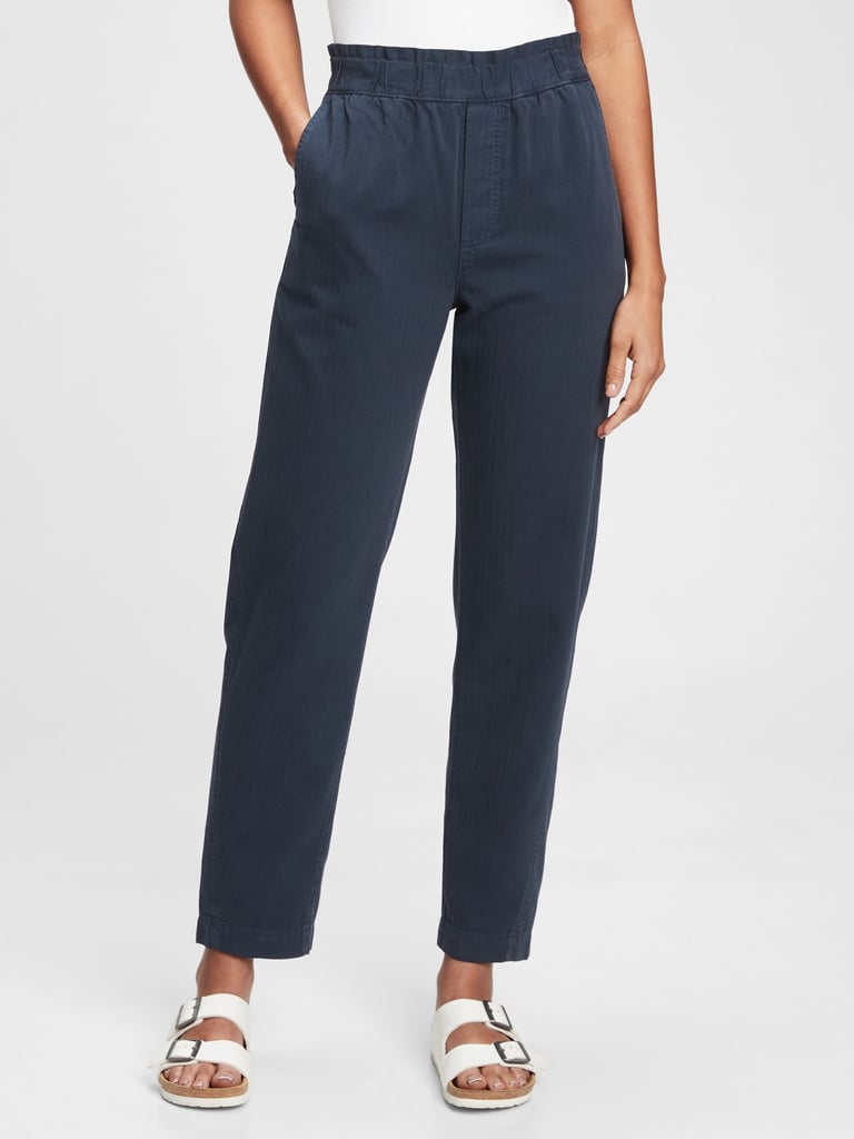 Gap High Rise Paperbag Pull-On Pants