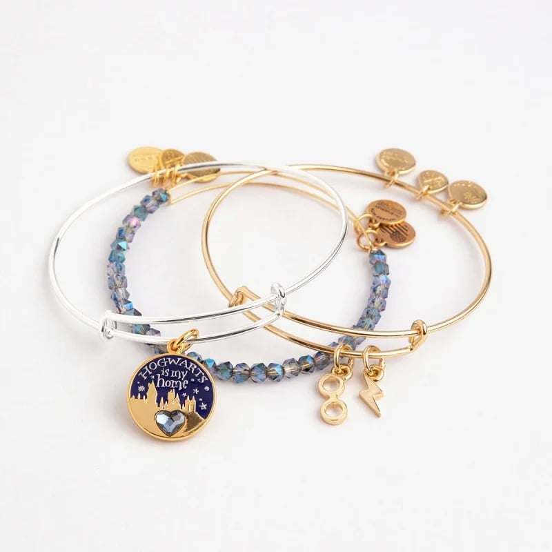 Harry Potter Hogwarts Is My Home Charm Bangle Set of 3